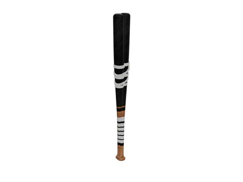 Cobbsbat — 3D render of the melee model, shown from the side
