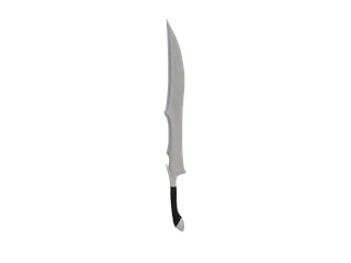 Elsword 01 — 3D render of the melee model, shown from the side