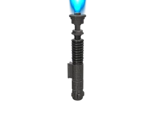 Katana3 — 3D render of the melee model, shown from the side