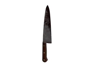 Knife 01 Myers — 3D render of the melee model, shown from the side