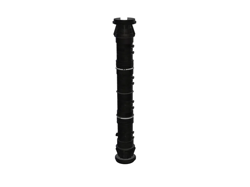 Maulsaber 01 — 3D render of the melee model, shown from the side
