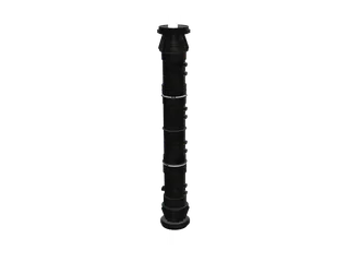 Maulsaber 01 — 3D render of the melee model, shown from the side