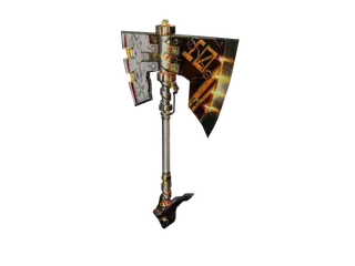 Mga7000 — 3D render of the melee model, shown from the side
