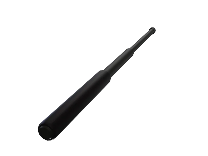 Nightstick — 3D render of the melee model, shown from the side