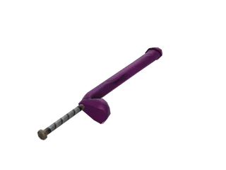 Penetrator — 3D render of the melee model, shown from the side