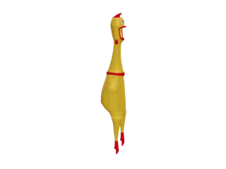 Rubberchicken — 3D render of the melee model, shown from the side