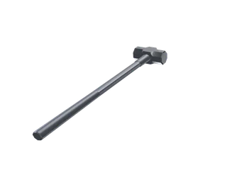 Sledgehammer — 3D render of the melee model, shown from the side