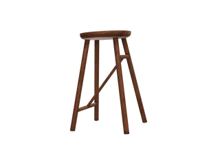 Stool — 3D render of the melee model, shown from the side