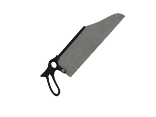Surgicalsaw 01 — 3D render of the melee model, shown from the side