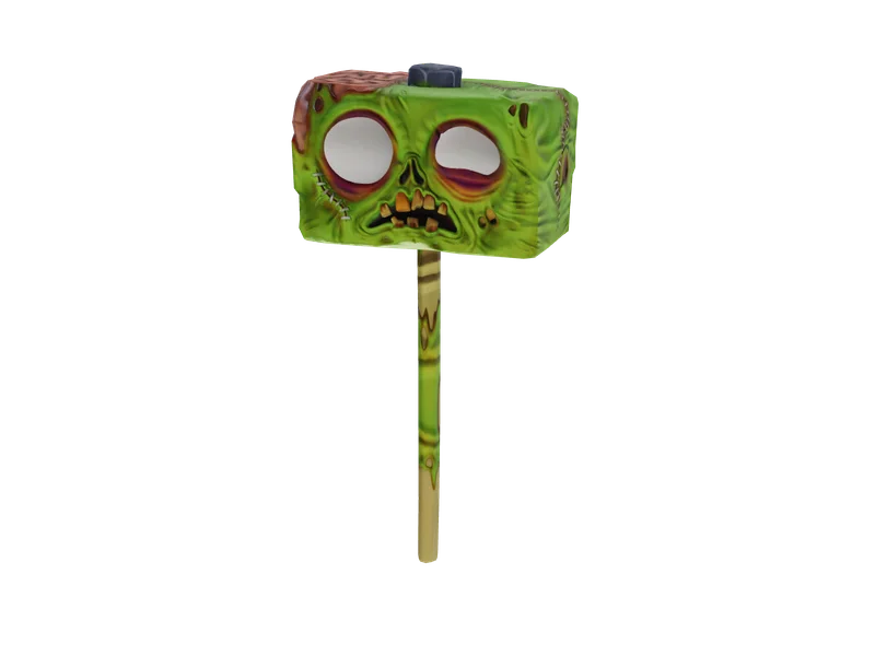Zombiehammer — 3D render of the melee model, shown from the side