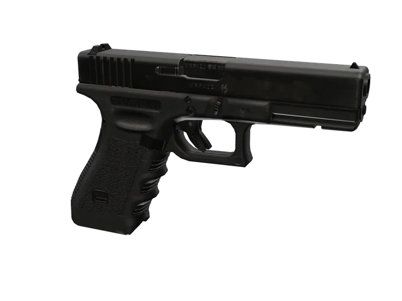 Combatpistol — 3D render of the pistol model, shown from the side