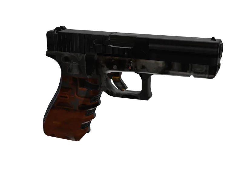 Fakecombatpistol — 3D render of the pistol model, shown from the side