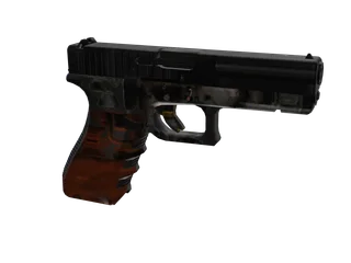 Fakecombatpistol — 3D render of the pistol model, shown from the side