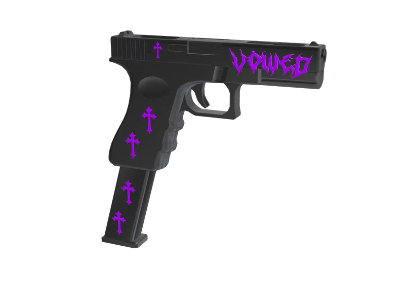 Pistol Noa — 3D render of the pistol model, shown from the side