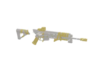 Angel9vvs Yellow — 3D render of the smg model, shown from the side