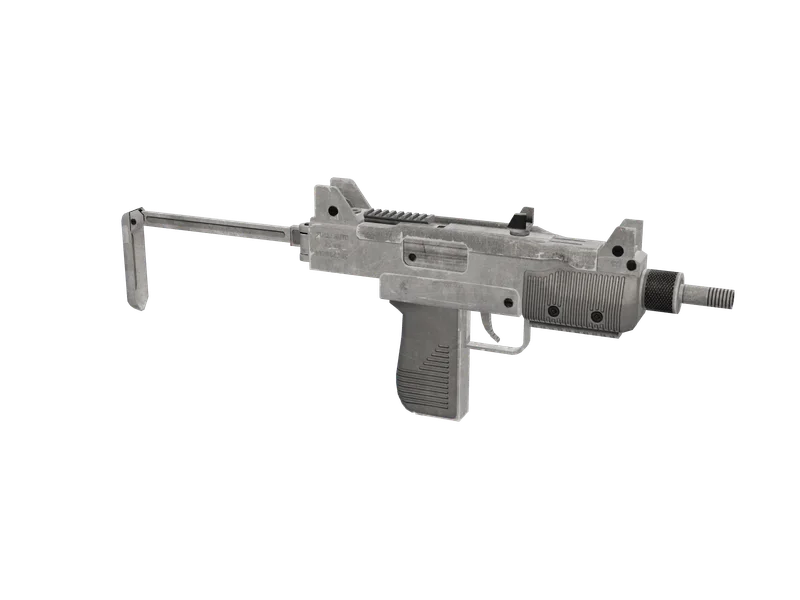Fakemicrosmg — 3D render of the smg model, shown from the side