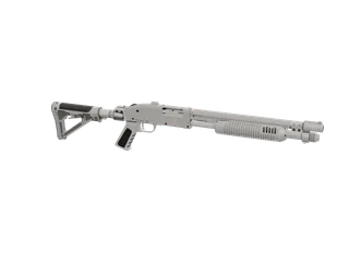 Beanbag — 3D render of the shotgun model, shown from the side