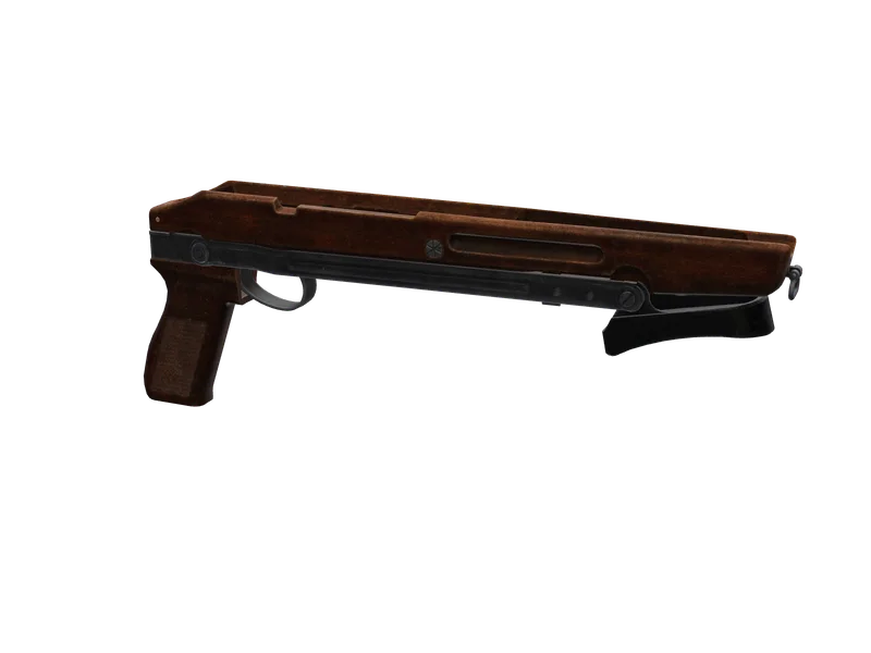 Toz Stock3 — 3D render of the sniper model, shown from the side