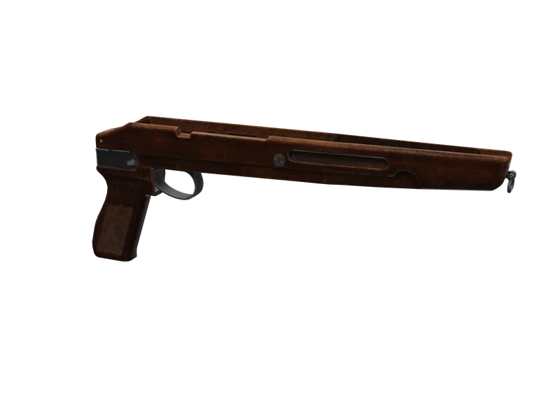 Toz Stock4 — 3D render of the sniper model, shown from the side