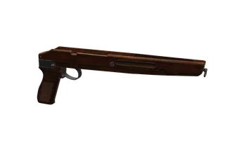 Toz Stock4 — 3D render of the sniper model, shown from the side