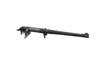 Toz — 3D render of the sniper model, shown from the side