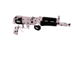 Hellotitty — 3D render of the smg model, shown from the side