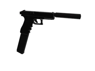 Raven2ap — 3D render of the pistol model, shown from the side