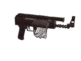 Wocosemidrac — 3D render of the pistol model, shown from the side