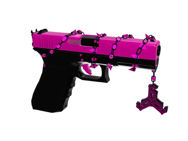 Zoeypersonalsingletap — 3D render of the pistol model, shown from the side